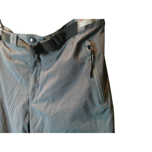 Slam Men’s Grey Nylon Snow Pants Size Medium Belted Inseam 30” Winter Ski Gear - Picture 3 of 11